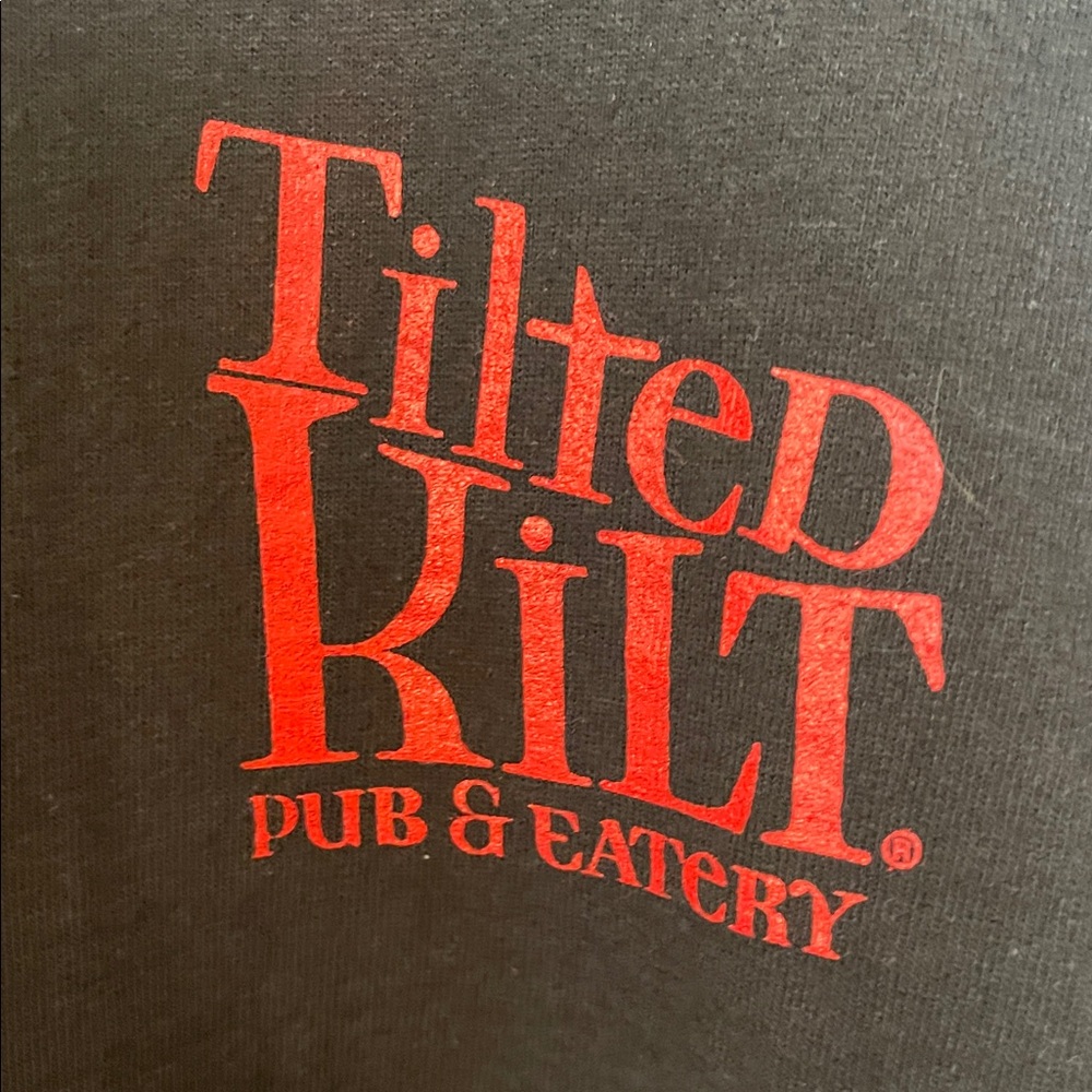 TILTED KILTS 2X Black Short Sleeve Men's Tee Preshrunk 100% Cotton - Picture 5 of 16